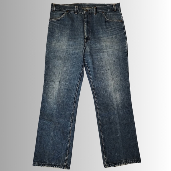 Vintage x “made in Canada” 70s Levi’s Orange Tab No Watch Pocket Blue Jean - Picture 6 of 12